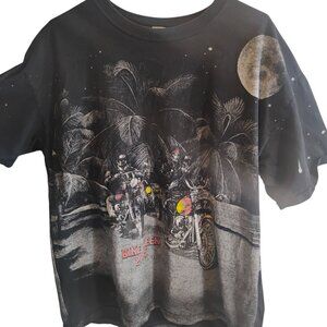 AOP Daytona Beach Bike Week T Shirt XL 2005 All Over Print Y2K Motorcycle Biker